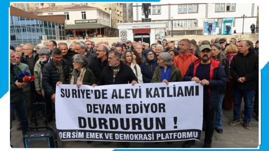 Suriye'de Alevi katliamına Dersim'den tepki: Dur de!